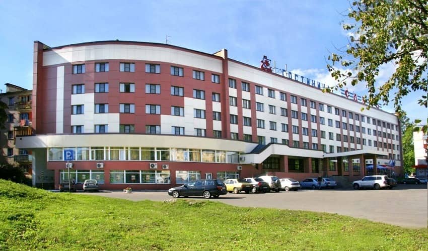 Внешний вид гостиница "Садко" Великий Новгород